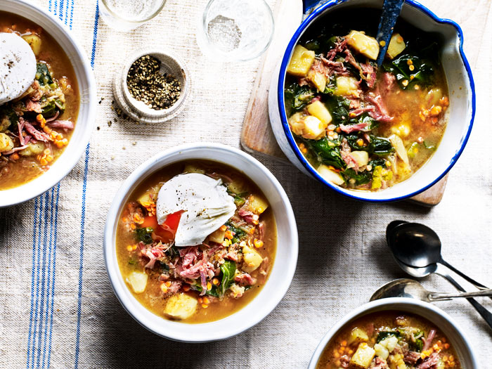 Ham Hock and lentil Soup