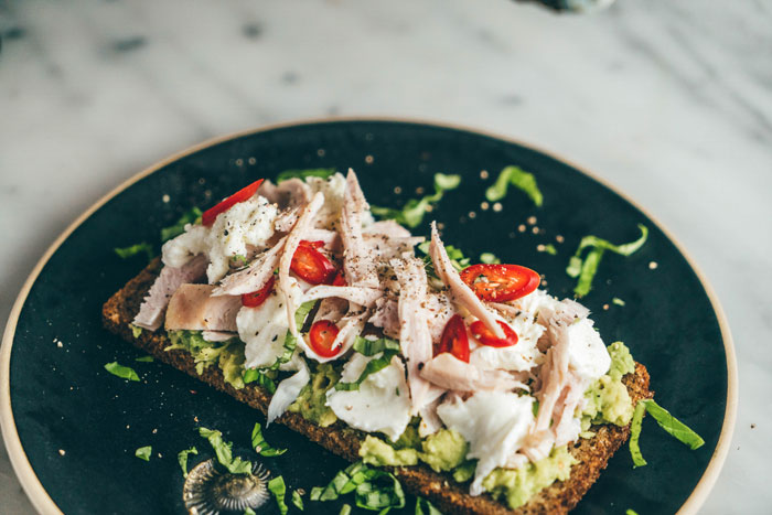 Turkey and Avocado sandwich