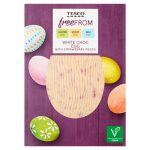 Tesco Free From White Chocolate Egg with Strawberry Pieces