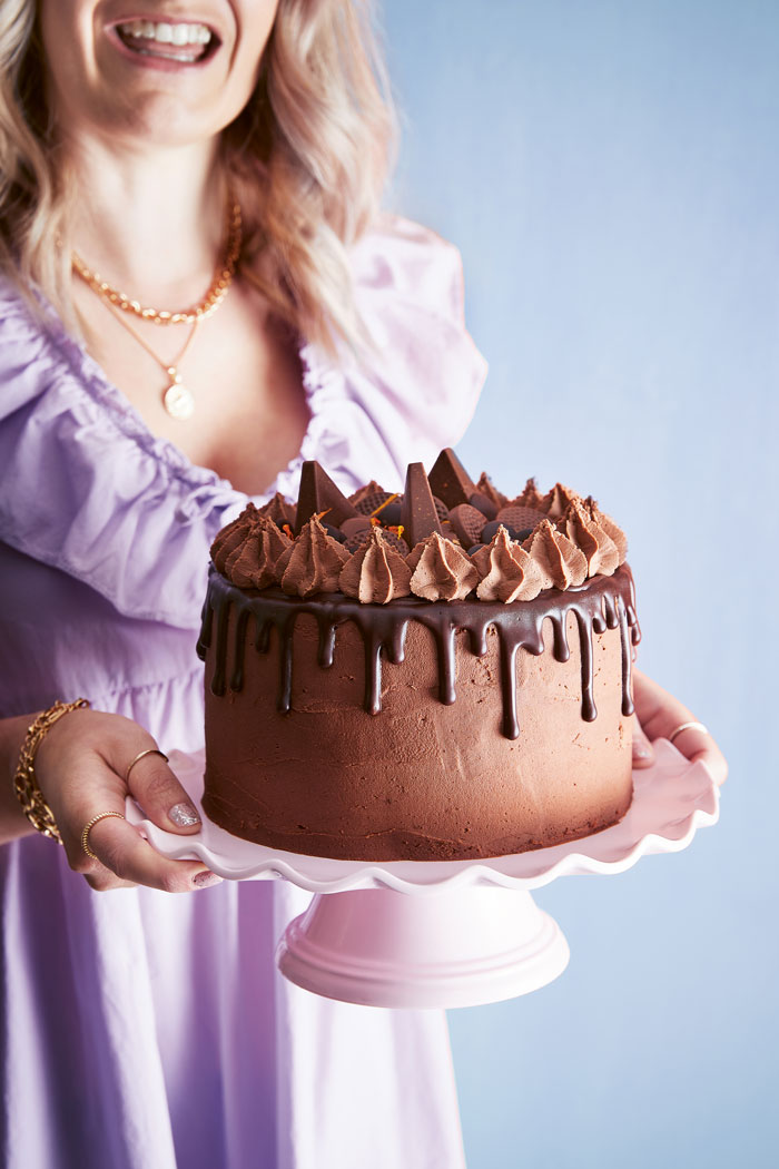 Chocolate Orange Drip Cake
