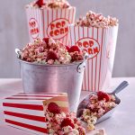 Raspberry and Coconut Popcorn