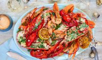 BBQ Prawns, Lobster and Crayfish