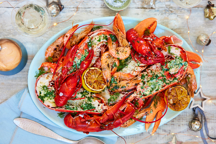 BBQ Prawns, Lobster and Crayfish