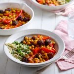 Confit Chickpeas and Blackberries