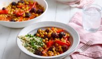 Confit Chickpeas and Blackberries