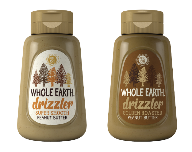 WHOLE EARTH’S NEW DRIZZLER PEANUT BUTTER