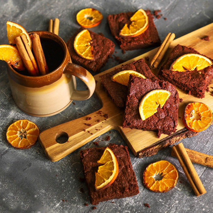 Mulled Wine Brownies