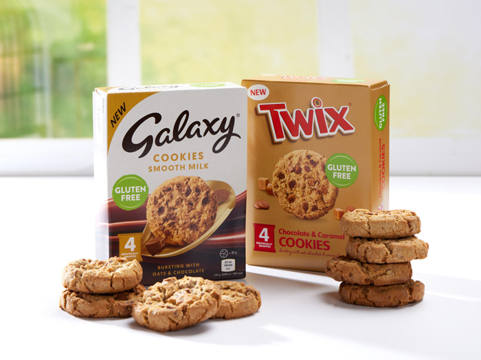 Galaxy & Twix Gluten Free Cookies 1
